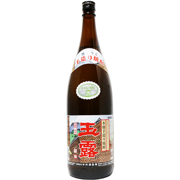 玉露 黒麹 芋焼酎 25% 1.8L